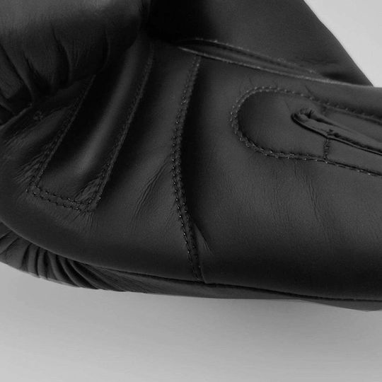 Olympus Sport Boxing Gloves Leather Competition Black