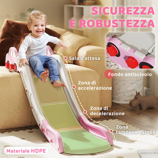 Aiyaplay Spielplatzspielzeug & Ausrüstung mit Rutsche Rosa