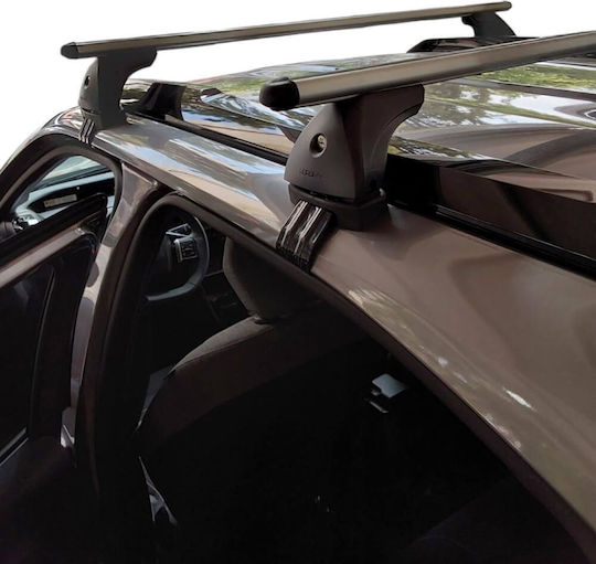 Nordrive Aluminum Car Roof Bars Alumia for Citroen C3 Aircross 2024> Set with Roof Rack Legs and Lock MP.CC3.28