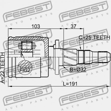 Πίσω Εσωτερικός Σύνδεσμος Subaru Impreza G10 1992.05-2002.03 El 28092-fa030