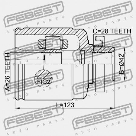 Δεξιός Εσωτερικός Σύνδεσμος Kia Opirus 03 2003-2006 Gen 49505-3f850