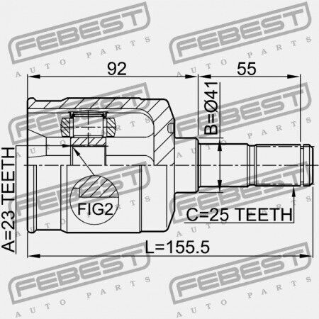 Εσωτερικός Σύνδεσμος Hyundai Sonata Ef 02 2001-2006 Dom 49505-38c00