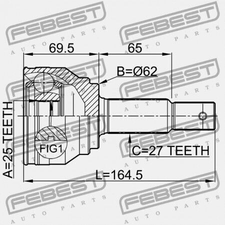 Kia Спортаж 04 -sep.2006 2004-2006 Общ Външен Свързващ Елемент 49591-1f410