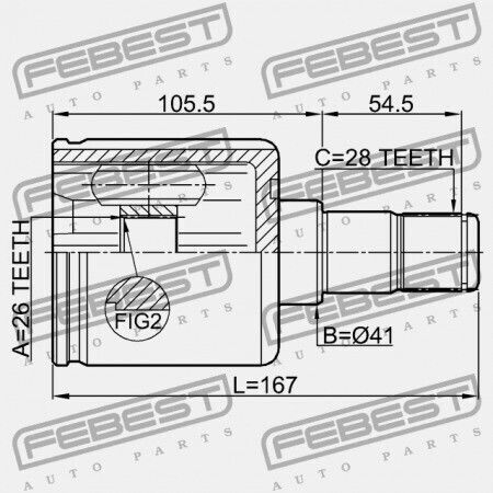 Εσωτερικός Σύνδεσμος Kia Ceed 06 2006 Gen 49592-1h310