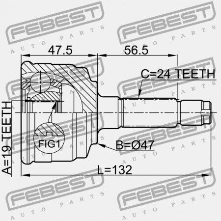 Outer Link Daihatsu YRV M200/M211 2000-2005 43410-97244