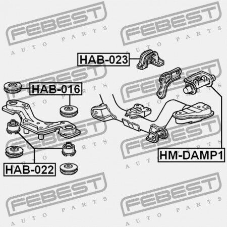 Πίσω Διαφορικός Προφυλακτήρας Honda Cr-v Rd1 1996-2001 Gn 50716-sr7-j00