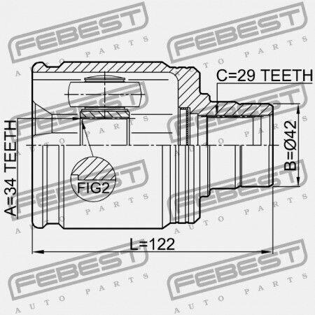 Rechter Innerer Verbindung Honda Accord Cl9 2003-2008 Eu 44310-stk-a91