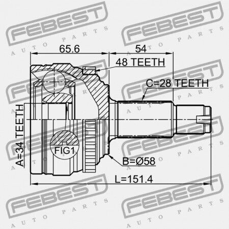 Articulație Exterioară Ssang Yong New Actyon Korando C 2010-2013 4130034301