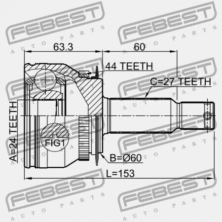 Външен Свързващ Елемент Kia Cerato I 2004-2009 49591-2f591