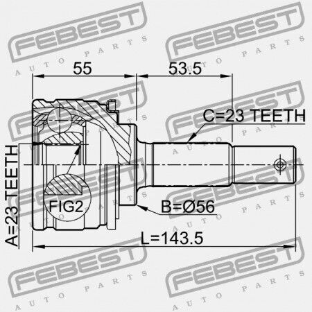 Εξωτερικός Σύνδεσμος Toyota Starlet Ep9 Np90 1996.01-1999.07 Jp 43420-10151