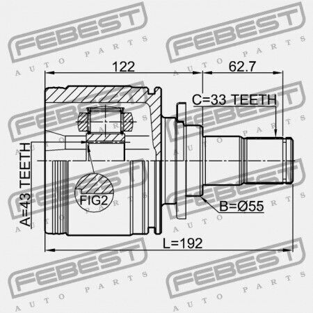 Заден Вътрешен Връзка Mitsubishi Pajero Monterolong V90 2006.08 G Xp 3715a140