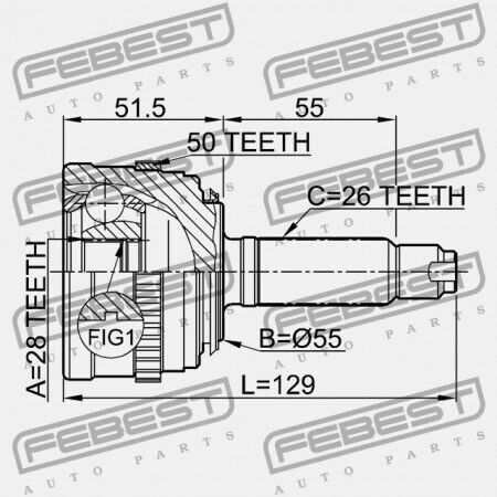 Honda Integra 4d Db6 Jp Εξωτερικός Σύνδεσμος 44305-s2g-950