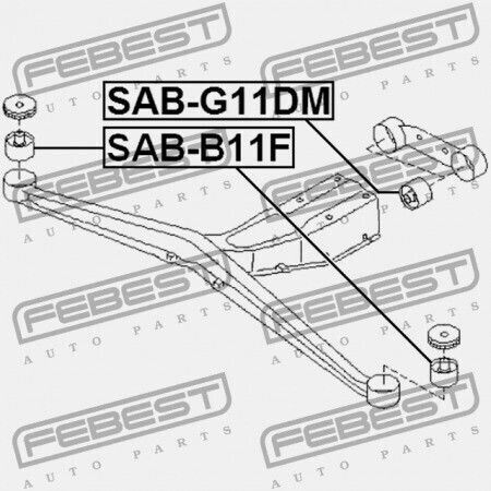 Δακτύλιος Μαξιλαριού Διαφορικού Subaru Impreza G11 2000.02-2007.04 Jp 41322-fe000