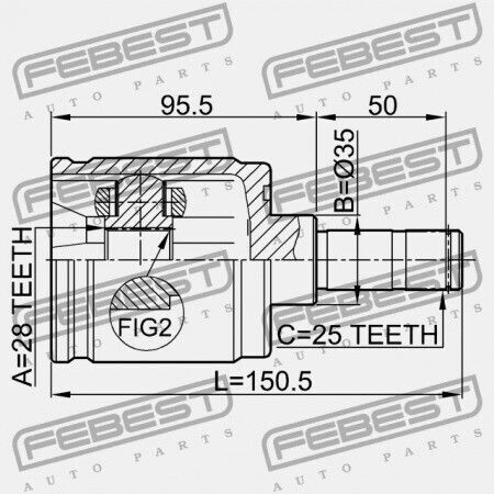 Δεξιός Εσωτερικός Σύνδεσμος Honda Integra 4d Db6 Jp 44310-s04-300