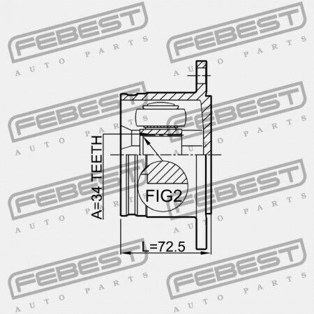 Right Inner Link Hyundai Terracan 2001 Gen 51621-h1000
