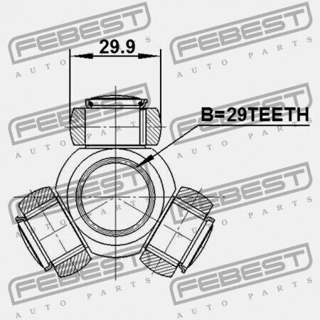 Tripolar Mitsubishi Carisma Da1-6a 1995.05-2003.12 Eur Nedcar Mr911575