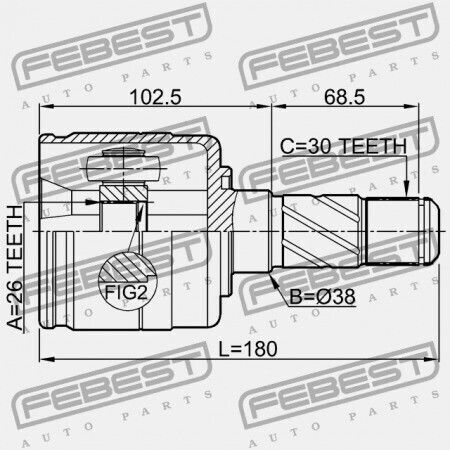 Αριστερή Εσωτερική Άρθρωση Kia Sorento 02 2002-2006 Dom 49501-3e201