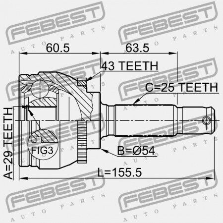 Εξωτερικός Σύνδεσμος Mitsubishi Carisma Da1-6a 1995.05-2003.12 Eur Nedcar Mr110031