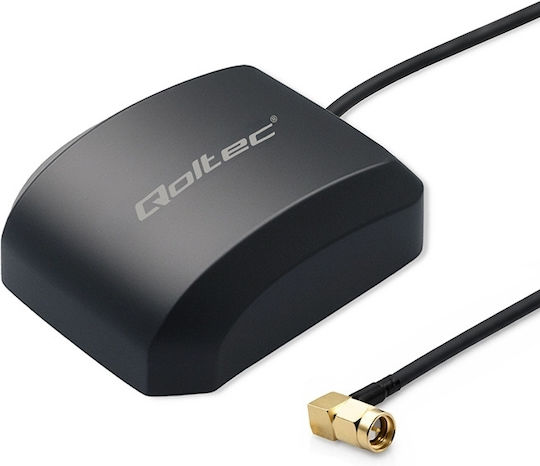 Qoltec Mobile Gps Glonass Antenna Magnetic Base Omnidirectional 28 Dbi 50 W Sma Ra