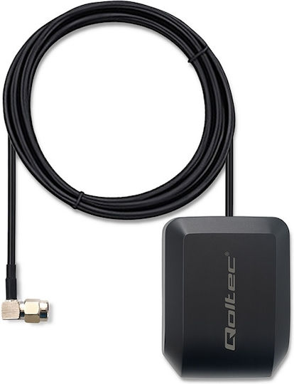 Qoltec Mobile Gps Glonass Antenna Magnetic Base Omnidirectional 28 Dbi 50 W Sma Ra