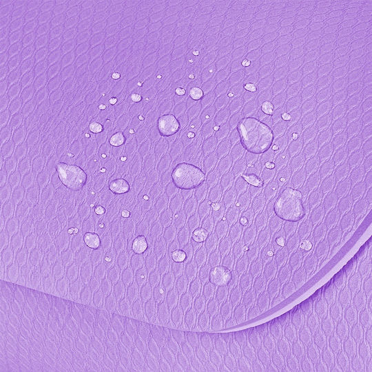 Rebel Active Yoga Exercise Mat Purple (183x61cm)