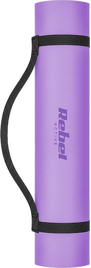 Rebel Active Yoga Exercise Mat Purple (183x61cm)