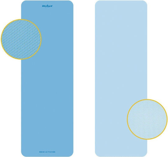 Rebel Active Saltea de Gimnastică Yoga Albastră (183x61cm)
