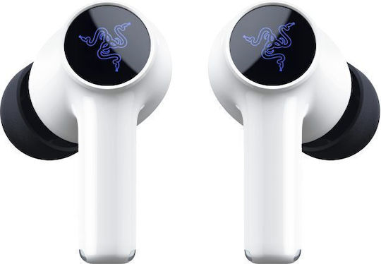 Razer Hammerhead V3 X HyperSpeed for Playstation In-ear Bluetooth Handsfree Headphones with Sweat Resistance and Charging Case White