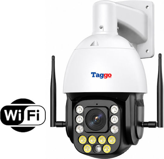 Taggo Taggo-Pro80-99X-Wi-Fi Cameră de Supraveghere Wi-Fi 4K Impermeabilă cu Comunicare Bidirecțională