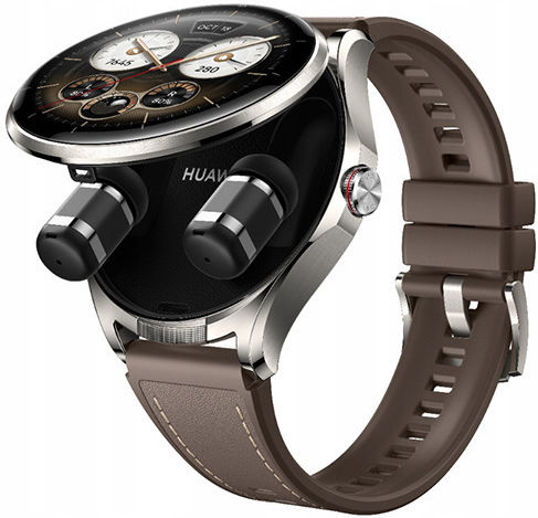 Huawei Watch Buds 2 Titanium 47mm with Heart Rate Monitor Brown