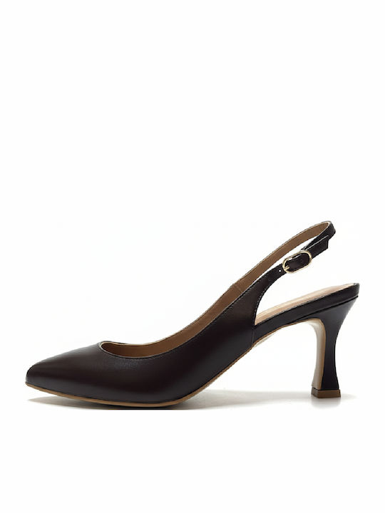 Pumps Mit Hochem Absatz Braune 170827-KAFE