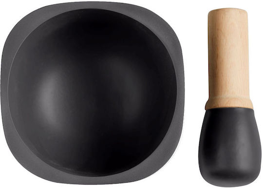 Emile Henry Mortar Din Lemn 16x16x9.5cm