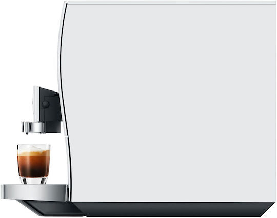 Jura Automatic Espresso Machine 1450W 15bar Pressure for Cappuccino with Grinding Mill White 2128124