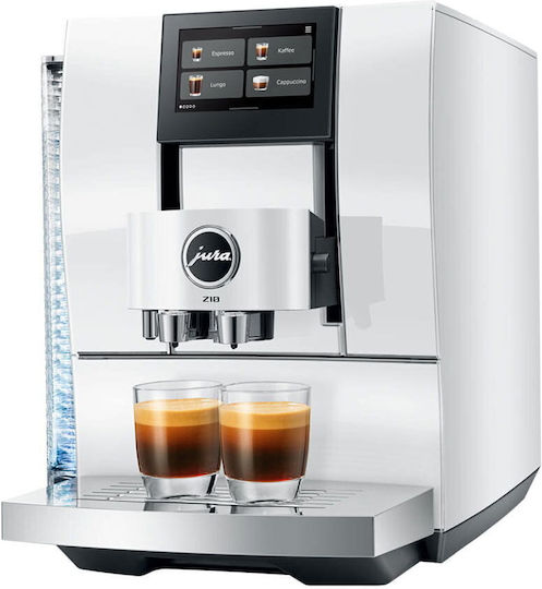Jura Automatic Espresso Machine 1450W 15bar Pressure for Cappuccino with Grinding Mill White 2128124