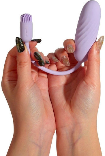 Svakom Plume Masajer Erotic Compact Din Silicon Violet Pastel 21.9x2.7cm