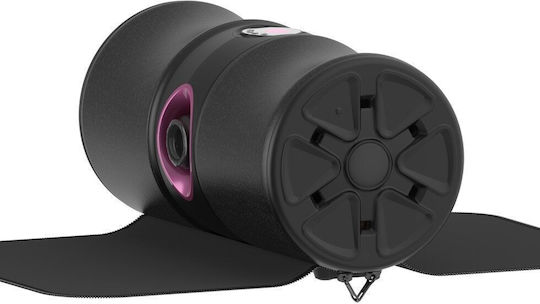 Sex Machine Mistress Dildo Portabil 17x4cm 6 Frecvențe de Vibrație Corp Negru Dildo Cu Telecomandă Inclusă Negru