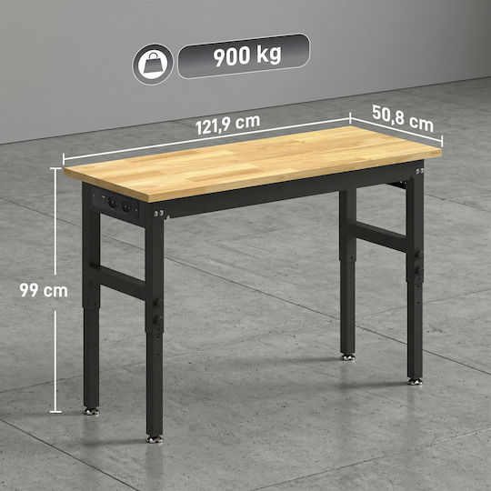 HomCom Πάγκος Εργασίας Αντοχής 900kg B71-087V90BK