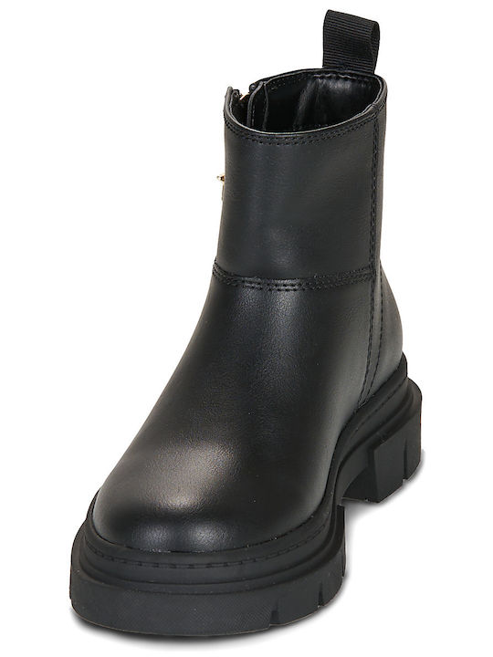 Kinderstiefel mit Reissverschluss Schwarz