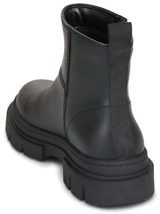 Kinderstiefel mit Reissverschluss Schwarz