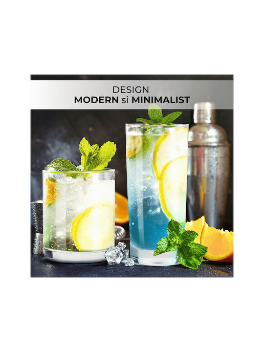 Miamio Set Pahare Pentru Apă Cocteiluri Whiskey Pentru Bere Din Sticlă 450ml 12 Bucăți