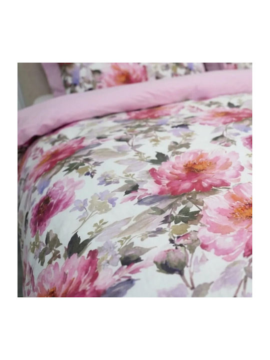 Pucioasa Set Huse Pentru Pilote 200x230cm Duble Cu 2 Fețe De Pernă Și 1 Cearșaf Albastru Deschis