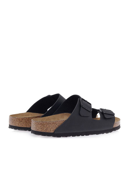 Classic Arizona Birko Flor Men's Sandals Black Narrow Fit