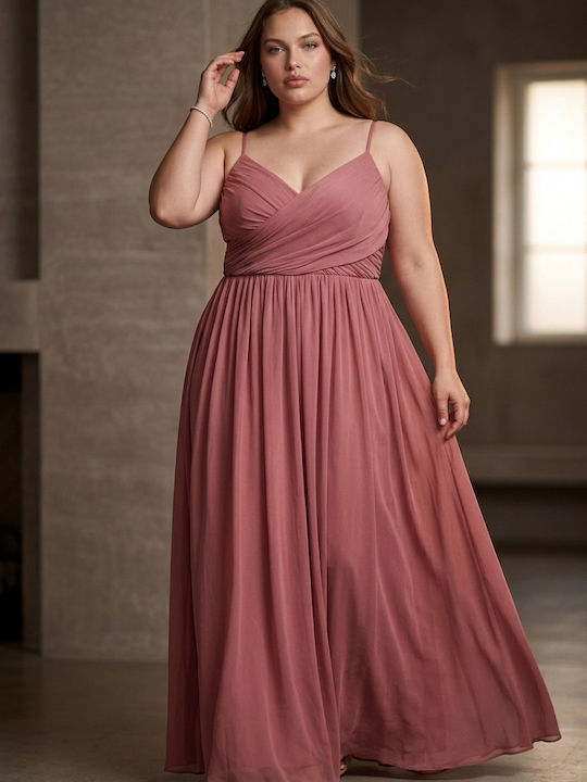 Summer Maxi Dress for Wedding / Christening Pink