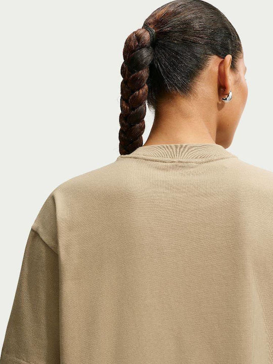 Nike Тениска Парашут Бежова