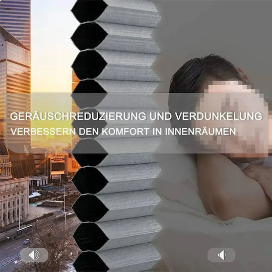 Woltu Aluminum Shading Blind In Grey Colour W70xH130cm