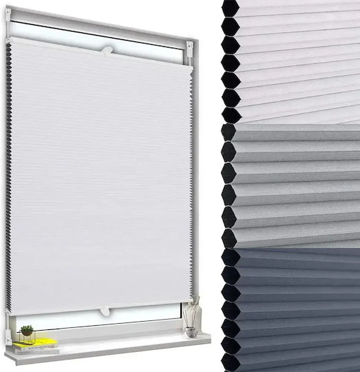 Woltu Jaluzea De Aluminiu Albă P80xÎ130cm