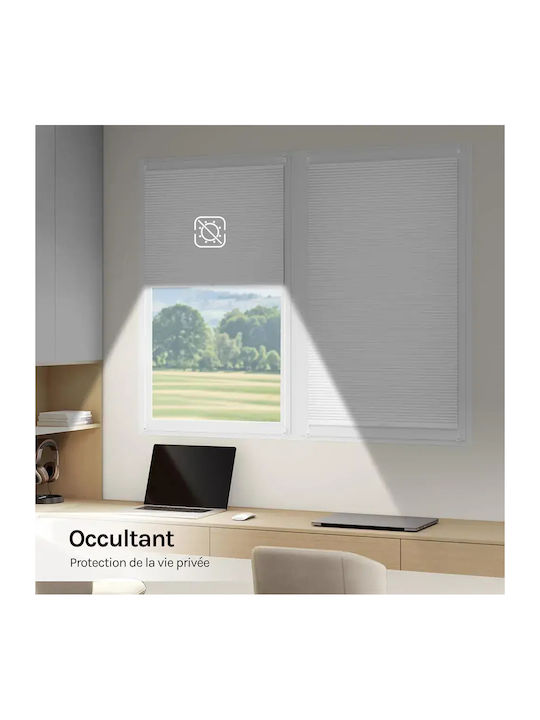 Woltu Jaluzea De Aluminiu Albă P75xÎ130cm