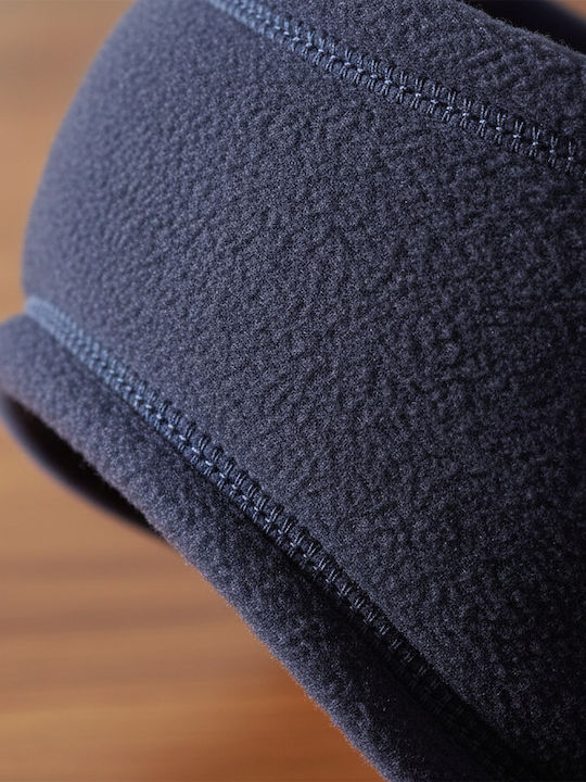 Fleece Beanie Cap Navy Blue