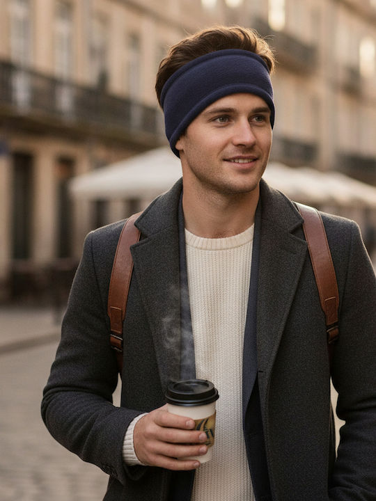 Fleece Beanie Cap Navy Blue
