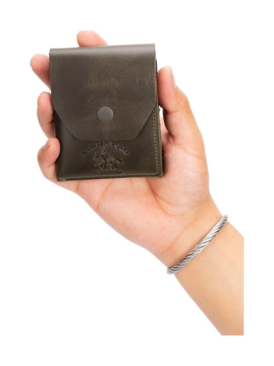 Мъжки кожен портфейл с RFID Черен